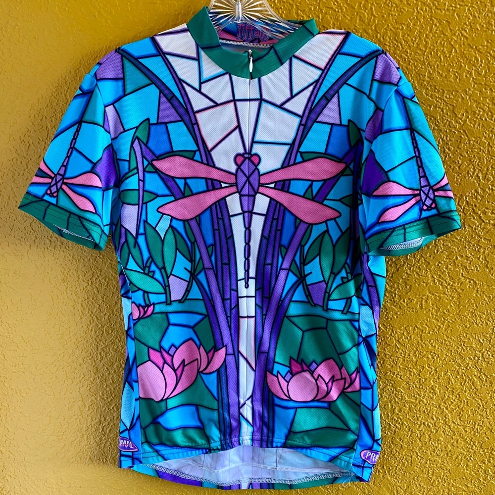 RARE! Gorgeous Dragonfly PRIMAL Cycling Jersey LG